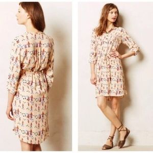 Anthropologie Dolan Dress Aztec small shirt dress